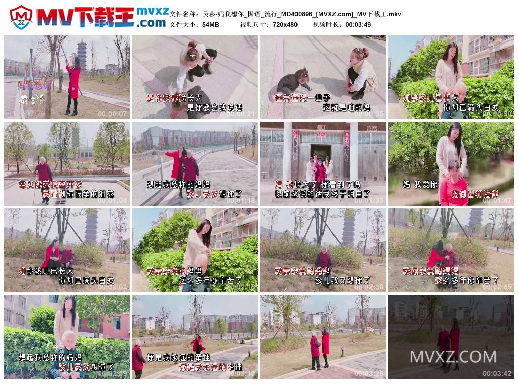 吴莎-妈我想你_国语_流行_MD400896